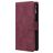 Mobigear Zipper Housse Samsung Galaxy A71 Etui Porte-Monnaie - Rouge