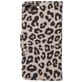 Mobigear Leopard Housse iPhone SE (2020) Etui Porte-Monnaie - Marron