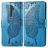 Mobigear Butterfly Housse OPPO A9 (2020) Etui Porte-Monnaie - Bleu