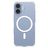 CARE by PanzerGlass Fashionable Coque Transparente iPhone 17 MagSafe Coque arrière en Silicone - Transparent