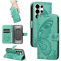 Mobigear Butterfly Housse Samsung Galaxy S26 Ultra Etui Porte-Monnaie - Vert
