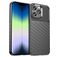 Mobigear Groove Coque iPhone 14 Plus Coque arrière en TPU Souple - Noir