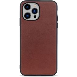 Mobigear Excellent Coque iPhone 14 Plus Coque arrière Rigide - Marron