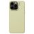 Nudient Base Coque iPhone 15 Pro Max Coque arrière en Silicone - Pale Yellow