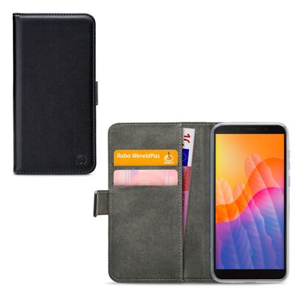Mobilize Classic Gelly Wallet Huawei Y5p Étui Portefeuille - Noir