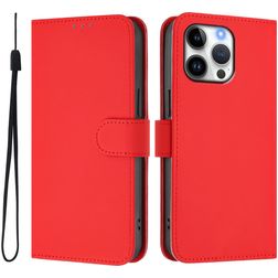 Mobigear Urban Wallet Housse iPhone 16 Pro Max Etui Porte-Monnaie - Rouge
