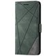 Mobigear Rhombus Housse iPhone SE (2022) Etui Porte-Monnaie - Vert