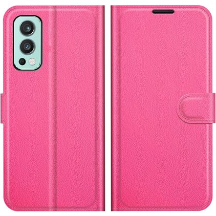Mobigear Classic Housse OnePlus Nord 2 Etui Porte-Monnaie - Rose