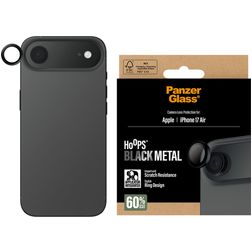 PanzerGlass Hoops iPhone Air Verre trempé Protection Objectif Caméra - Compatible Coque - Noir