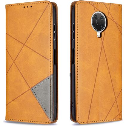 Mobigear Rhombus Slim Housse Nokia G20 Etui - Cognac