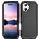 Mobigear Rugged Coque iPhone 17 Coque arrière Rigide Anti-Chocs - Noir