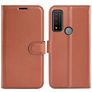 Mobigear Classic Housse TCL 20 R 5G Etui Porte-Monnaie - Marron