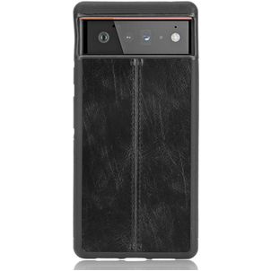 Mobigear Stitch Coque Google Pixel 6 Pro Coque arrière - Noir