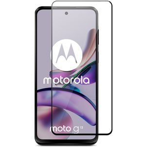 Mobigear Premium Motorola Moto G13 Verre trempé Protection d'écran - Compatible Coque - Noir