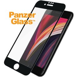 PanzerGlass Edge to Edge iPhone 8 Verre trempé Protection d'écran - Compatible Coque - Noir