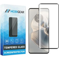 Mobigear Premium Motorola Edge 50 Pro Verre trempé Protection d'écran - Compatible coque - Noir