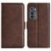 Mobigear Slim Magnet Housse Motorola Edge (2022) Etui Porte-Monnaie - Marron