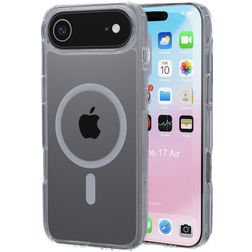 Mobiparts Hardcover Transparent iPhone Air MagSafe Plastique rigide Coque arrière - Transparent