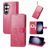 Mobigear Clover Housse Samsung Galaxy S23 FE Etui Porte-Monnaie - Magenta