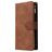 Mobigear Zipper OnePlus 8 Pro Étui Portefeuille - Marron