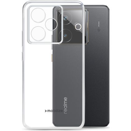 Mobilize Gelly Case Coque Transparente Realme GT 7T Coque arrière en TPU Souple - Transparent
