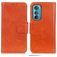 Mobigear Classy Housse Motorola Edge 30 Etui Porte-Monnaie - Orange