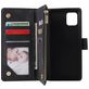 Mobigear Zipper Housse Samsung Galaxy Note 10 Lite Etui Porte-Monnaie - Noir