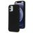 Mobiparts Coque iPhone 12 Coque arrière en Silicone - Noir