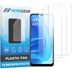 Mobigear OPPO A53s Protection d'écran Film - Compatible coque (Lot de 3)