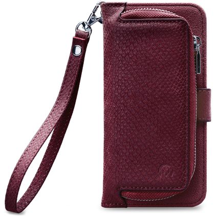 Mobilize Gelly Zipper iPhone XS Max Détachable 2in1 Pochette - Bordeaux