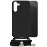 Mobilize Lanyard Gelly Samsung Galaxy A14 Coque avec cordon en TPU Souple - Noir