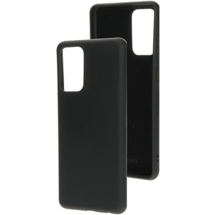 Mobiparts Coque Samsung Galaxy A72 Coque arrière en Silicone - Noir