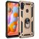 Mobigear Armor Ring Coque Samsung Galaxy A11 Coque arrière Rigide Anti-Chocs avec Anneau-Support - Or