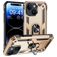Mobigear Armor Ring Coque iPhone 15 Coque arrière Rigide Anti-Chocs avec Anneau-Support - Or