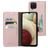 Mobiparts Classic Wallet Housse Samsung Galaxy A12 Etui Porte-Monnaie - Rose