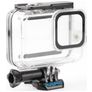 Mobigear TotalDefend Coque GoPro Hero 8 Coque Rigide Antichoc Imperméable - Transparent