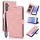 Mobigear Wallet Samsung Galaxy S26 Étui Portefeuille - Rose