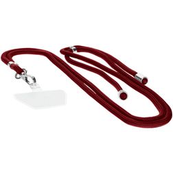 Mobiparts Phonecord Cordon de téléphone universel réglable - Plum Red