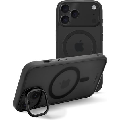 Mobilize Hybrid Pro Coque iPhone 17 Pro Max MagSafe Coque arrière Rigide Anti-Chocs - Noir