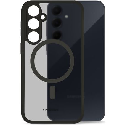 Mobilize Hybrid Samsung Galaxy A35 MagSafe Plastique rigide Coque arrière Antichoc - Noir
