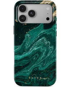 Burga Tough iPhone 18 Pro MagSafe Plastique rigide Coque arrière Antichoc - Emerald Pool