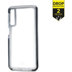 Mobilize Shatterproof Coque Samsung Galaxy A7 (2018) Coque arrière Rigide Anti-Chocs - Transparent / Noir