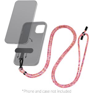 Mobilize Lanyard - Cordon de téléphone universel ajustable - Confetti