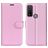 Mobigear Classic Housse TCL 20 R 5G Etui Porte-Monnaie - Rose
