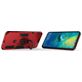 Mobigear Armor Ring Coque Samsung Galaxy A9 (2018) Coque arrière Rigide Anti-Chocs avec Anneau-Support - Rouge