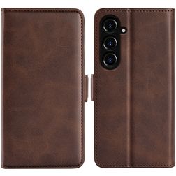 Mobigear Slim Magnet Samsung Galaxy S23 FE Étui Portefeuille - Marron