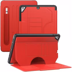 Mobigear Magnetic Folio Coque iPad Air 2 (2014) Etui + Porte-crayon - Rouge