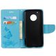 Mobigear Butterfly Housse Motorola Moto G5 Plus Etui Porte-Monnaie - Bleu