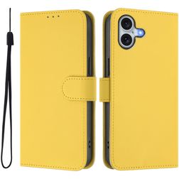 Mobigear Urban Wallet Housse iPhone 16 Plus Etui Porte-Monnaie - Jaune