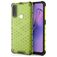 Mobigear Honeycomb Coque OPPO A31 Coque arrière Rigide Anti-Chocs - Vert